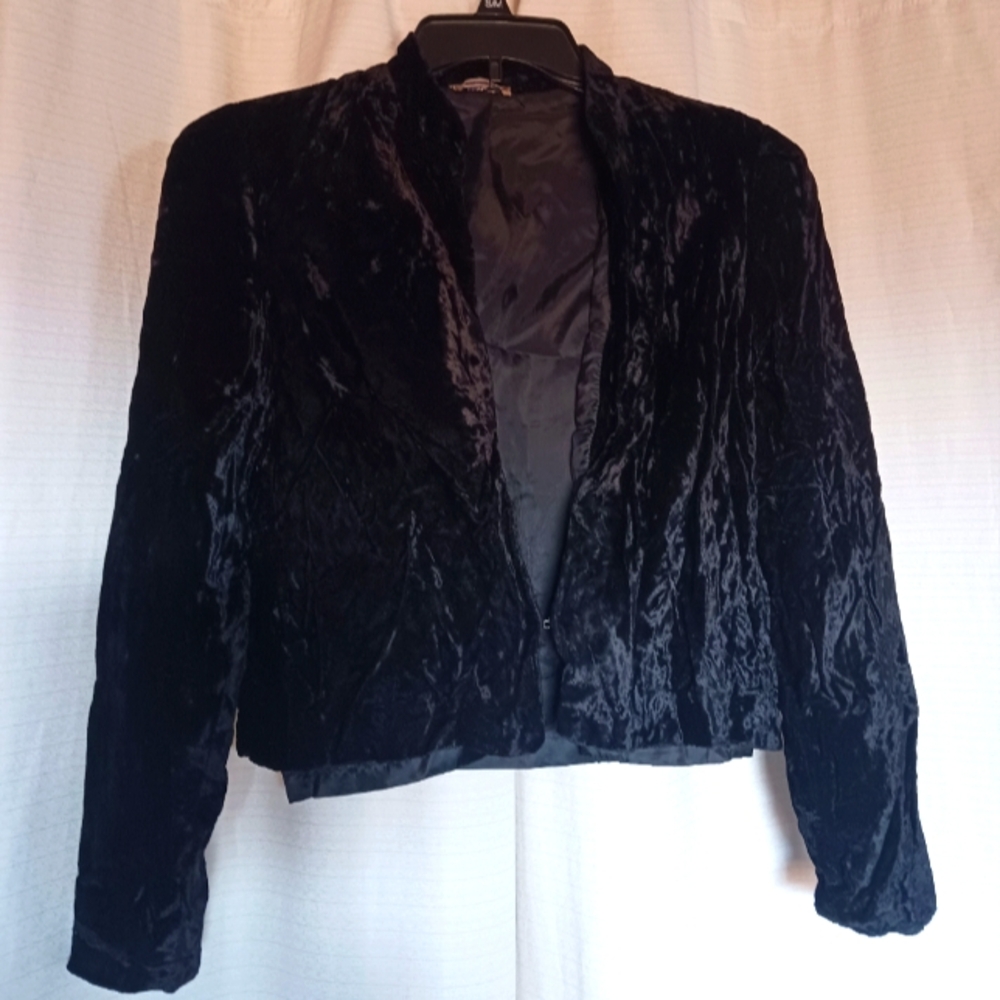 Vintage velvet Samuel Blue coat